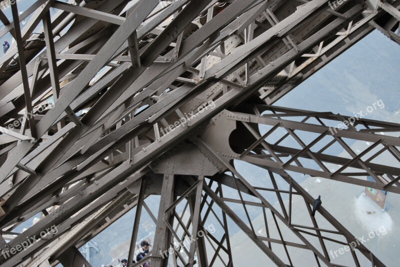 Structure Eiffel Tower Metal Free Photos