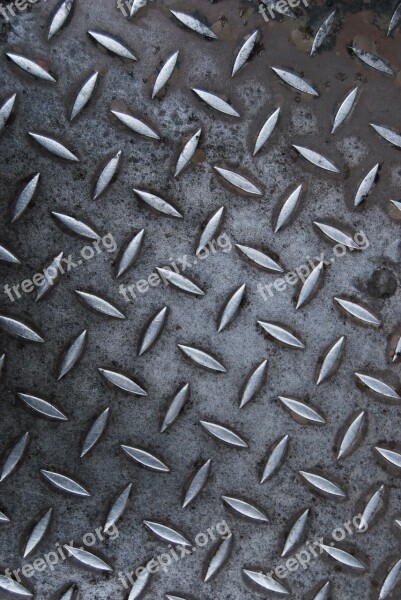 Metal Pattern Surface Grey Free Photos