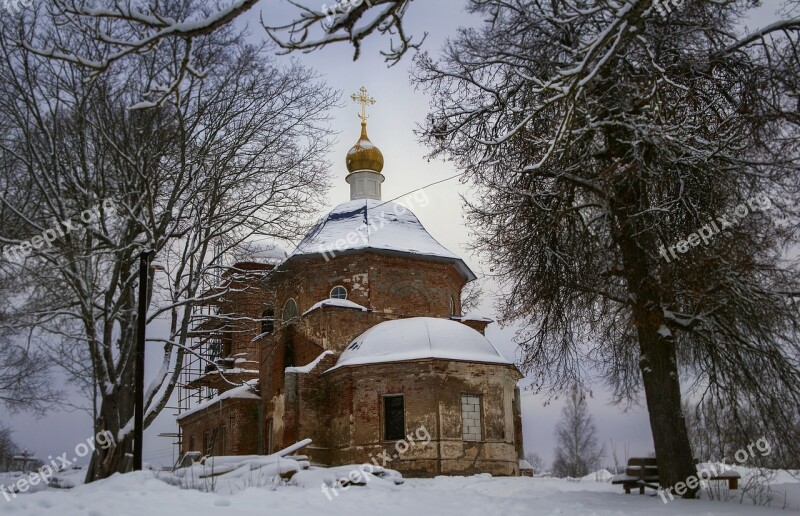 Uspenskoe Cathedral Church Holy Places Free Photos