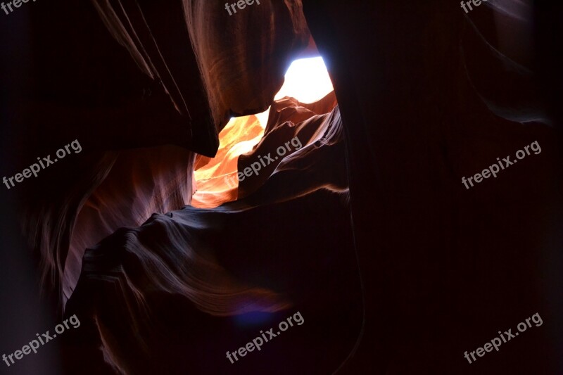 Antelope Canyon Rocks Nature Free Photos