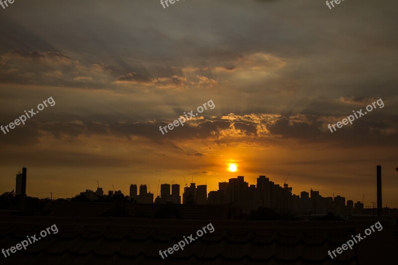 Buildings Architecture Building City Sunset