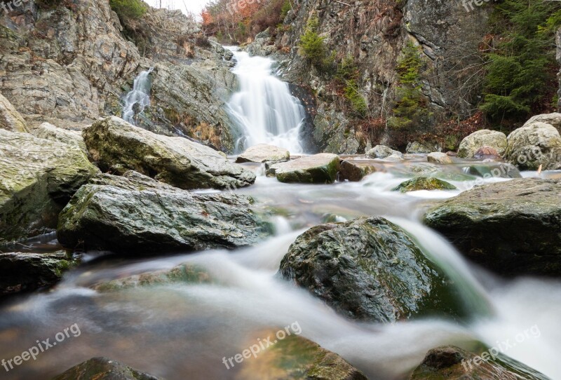 Nature Lagensluitertijd River Waterfall Landscape