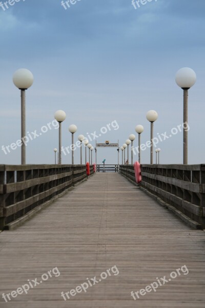 Jetty Web Heiligendamm Baltic Sea Water