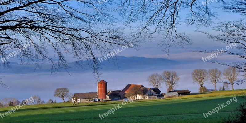 Switzerland Aargau Landscape Nature Farm