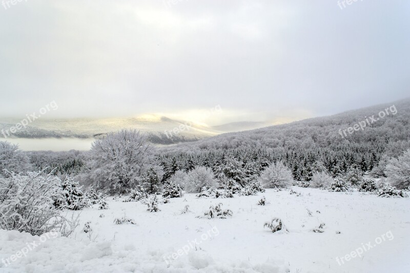 Croatia Lika Snow Winter Free Photos