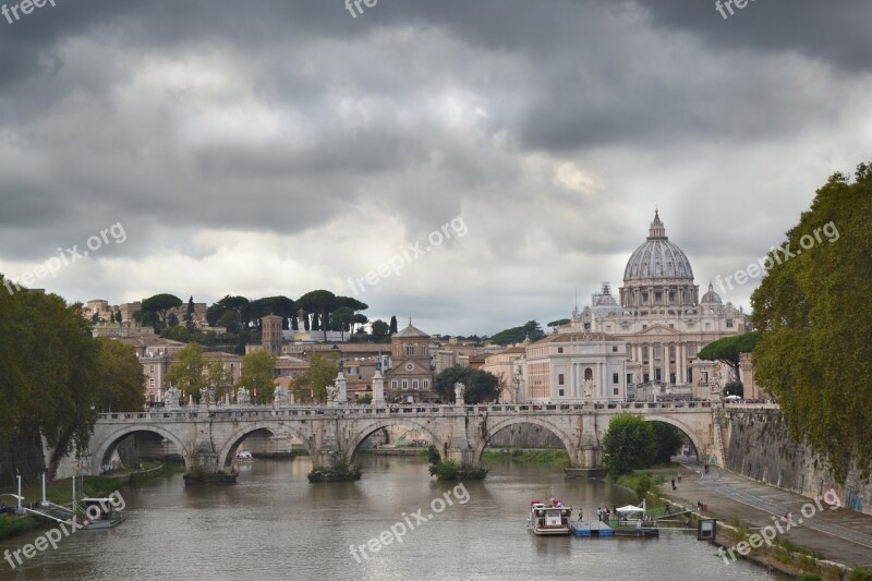 Rome Vatican Italy Church Tiber