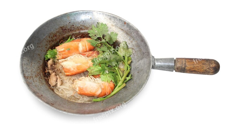 Food Pot Shrimp Vermicelli Food Casserole Free Photos