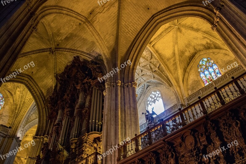 Seville Cathedral Spain Church Architecture