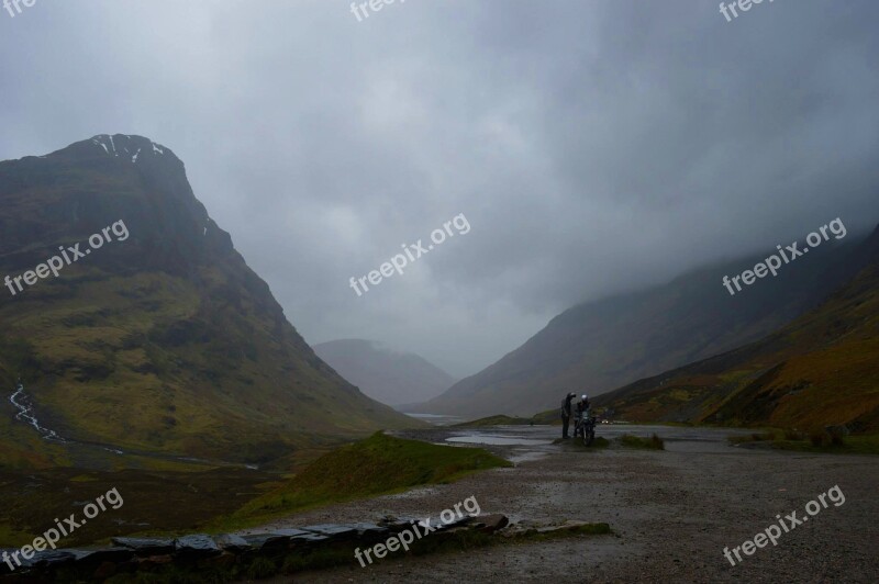 Glencoe Lost Valley Scotland Route 66 Mountain