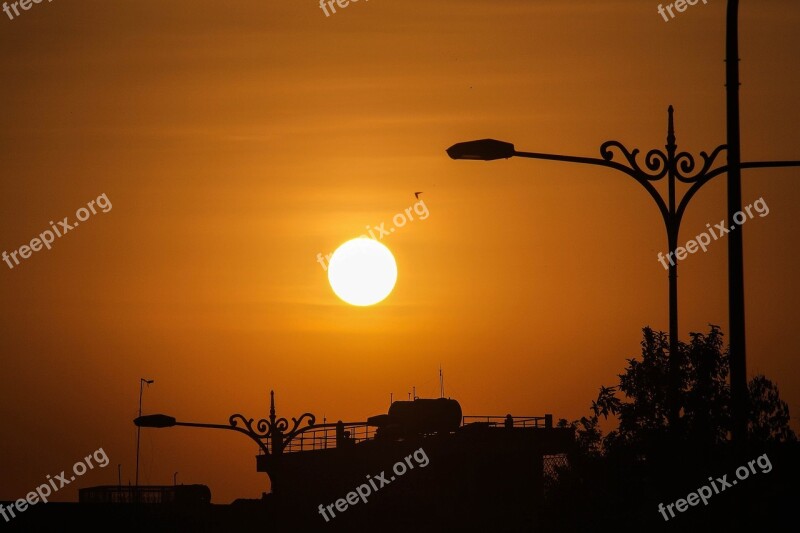 Sunset Sky Dawn Vietnam Free Photos