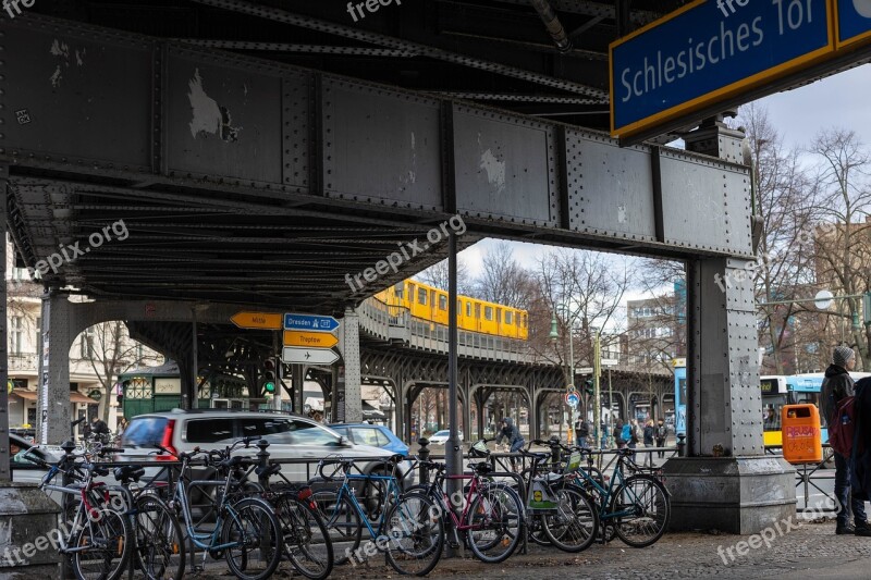 Berlin Schlesisches Tor Metro Station Railway Station