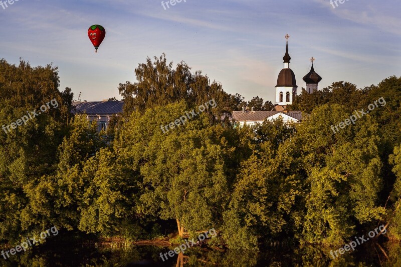 Landscape Nature City Balloon Holiday