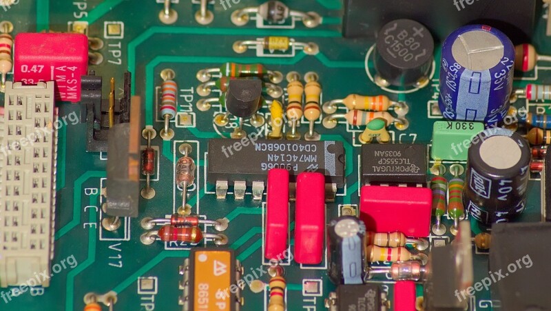 Printed Circuit Board Components Electrical Engineering Circuits Hardware