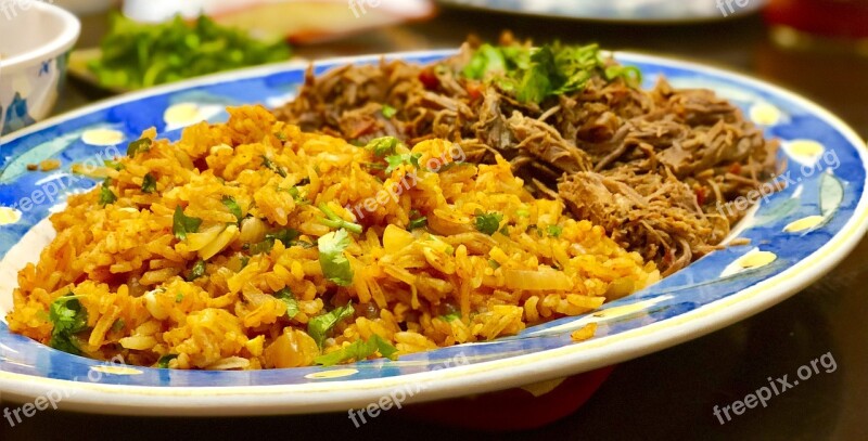 Food Rice Traditional Tasty Beef