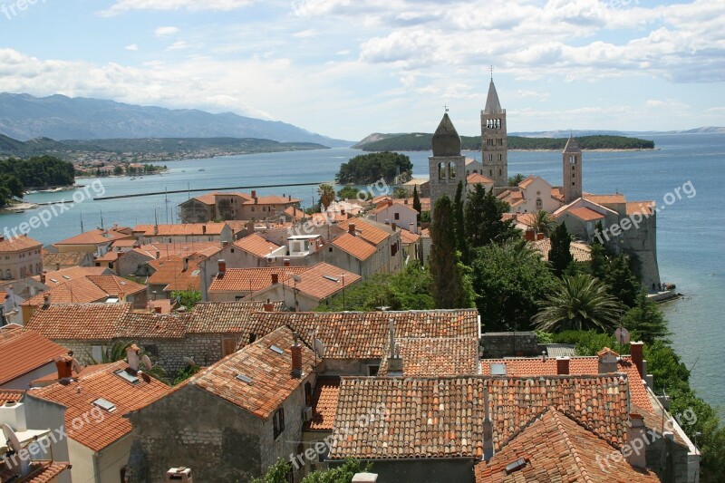 Croatia Sea Island Mediterranean Historic Center