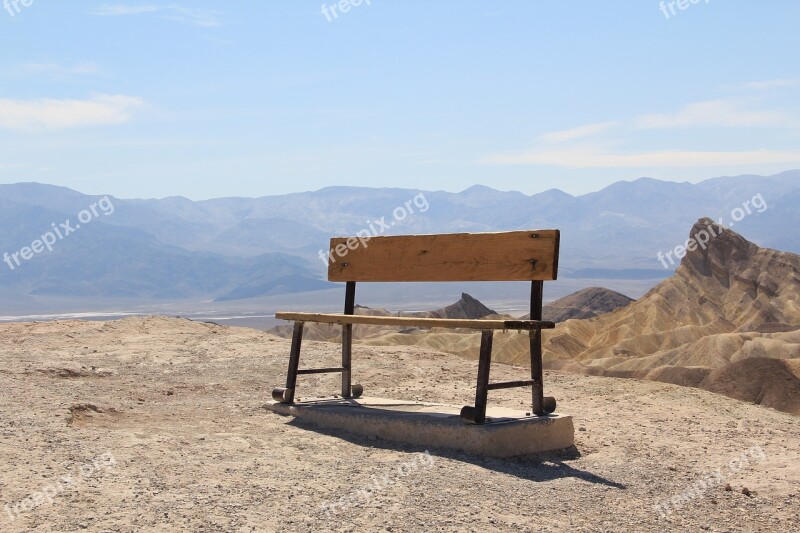 Usa Bank Desert Tourist Attraction Zabriski Point