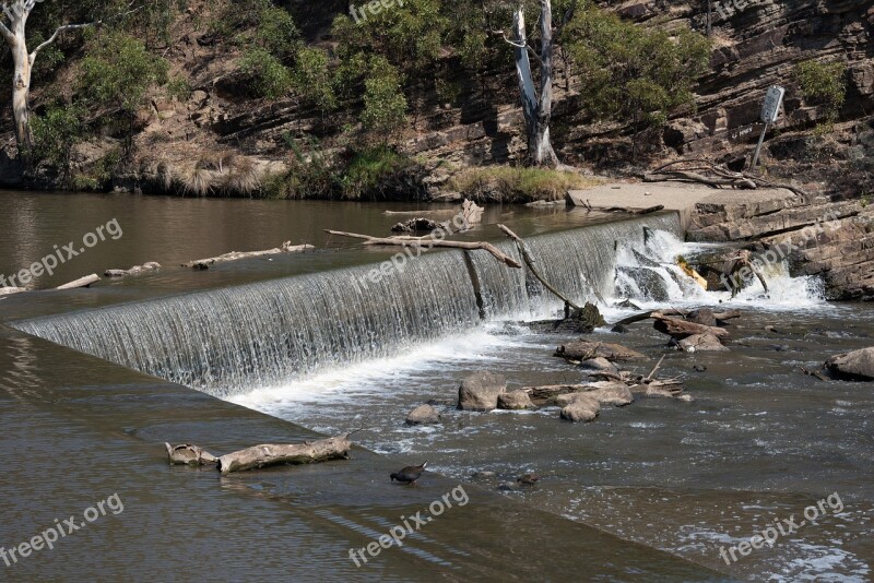 Dights Falls Melbourne Waterfall Water River