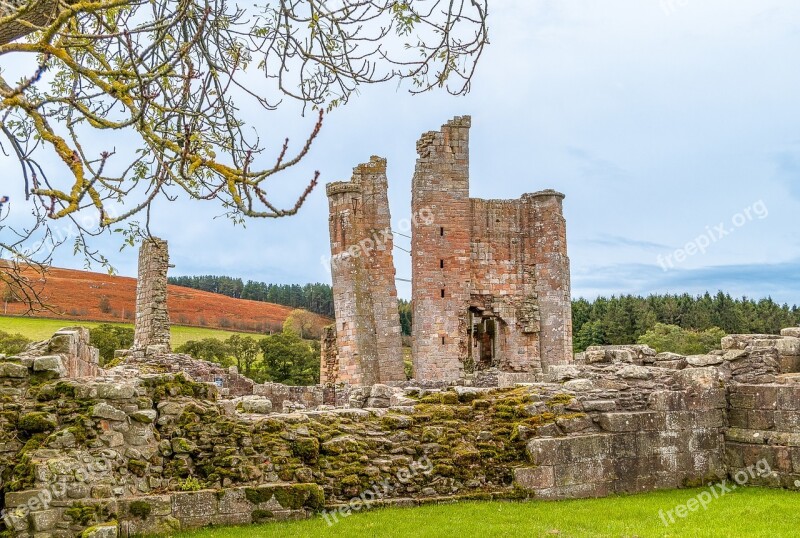 Burgruine Edlingham Castle Northumberland Castle England