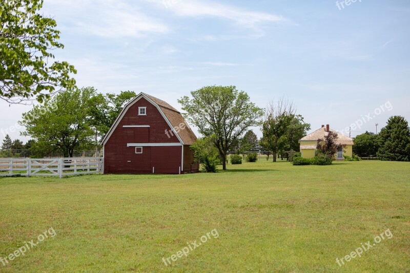 Barn Kansas Farm Farming Agriculture