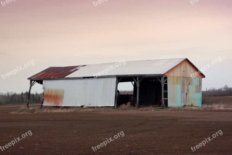 Barn Shed Farm Rural Countryside