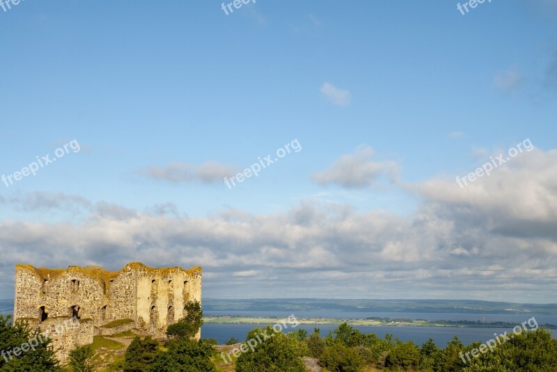 Stronghold Middle Ages Monument Lake Islands