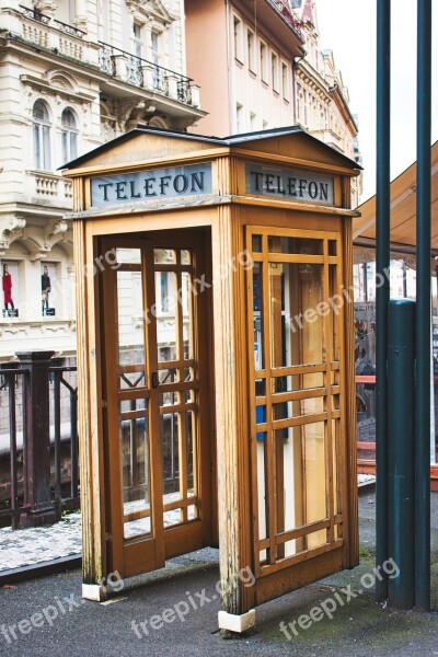 Karlovy Vary Phone Booth Old Spa Lantern