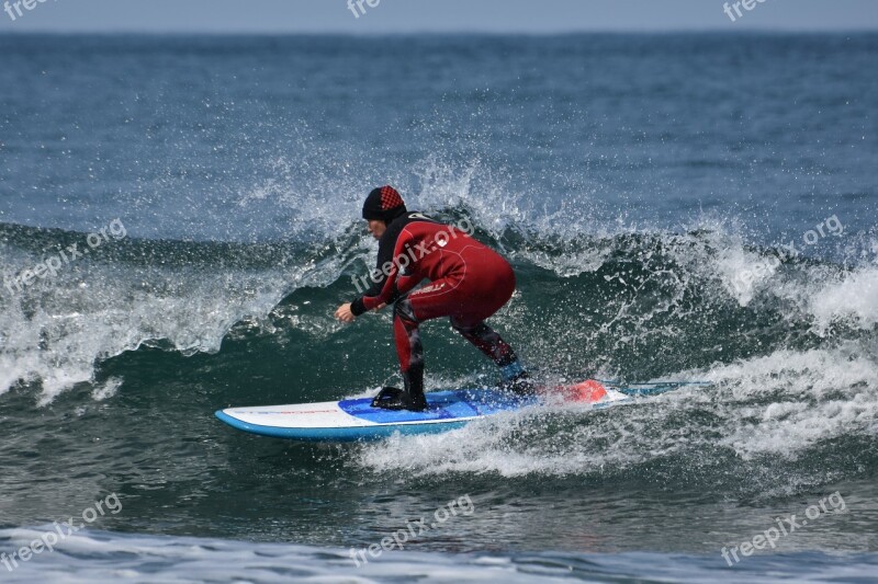 Sports Sea Water Wave Surf