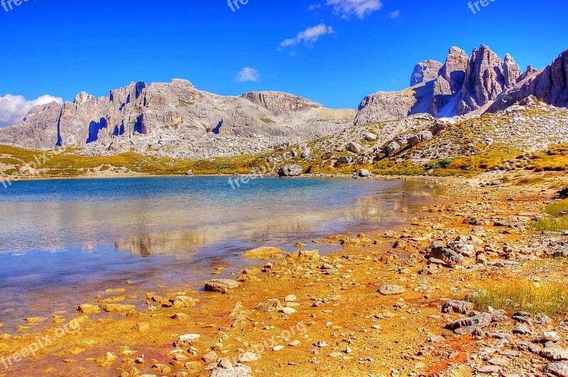 Sesto Dolomites Soils Lakes, Alpine