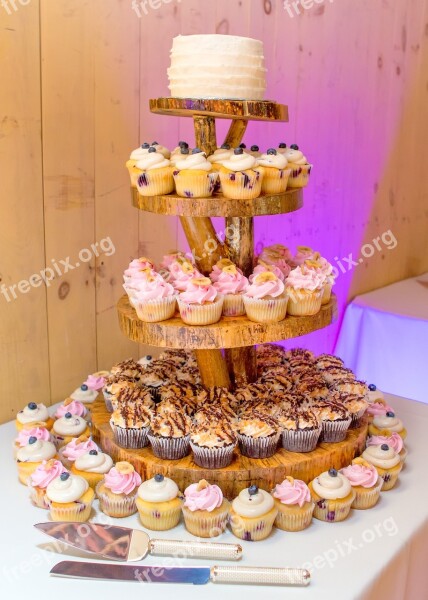 Wedding Cake Cupcake Party Dessert