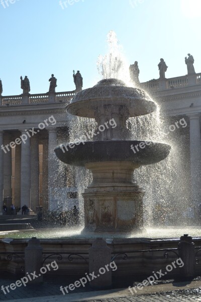 Vatican St Peter's Square Rome Italy Church