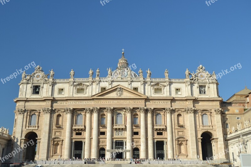 Vatican St Peter's Square Rome Italy Church