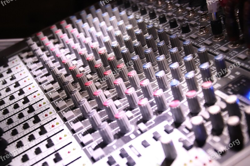 Mixer Technology Sound Music Audio