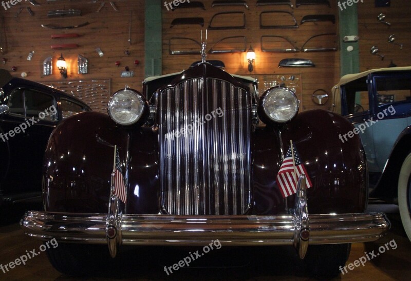 Old Car Antique Packard Retro