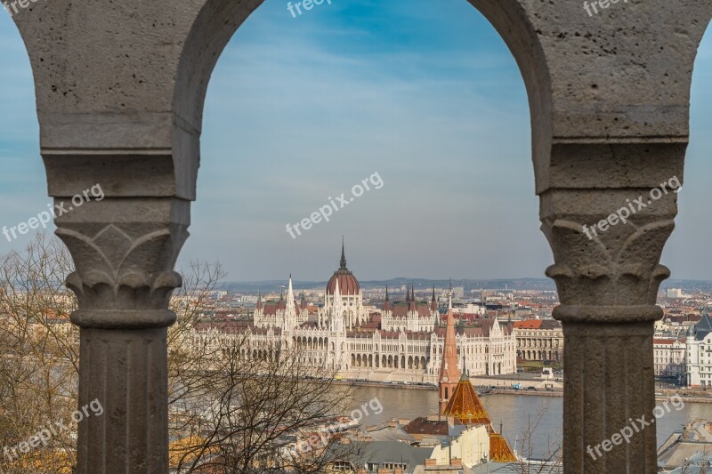 Fishermen's Bastion Outlook Budapest Historically Hungary