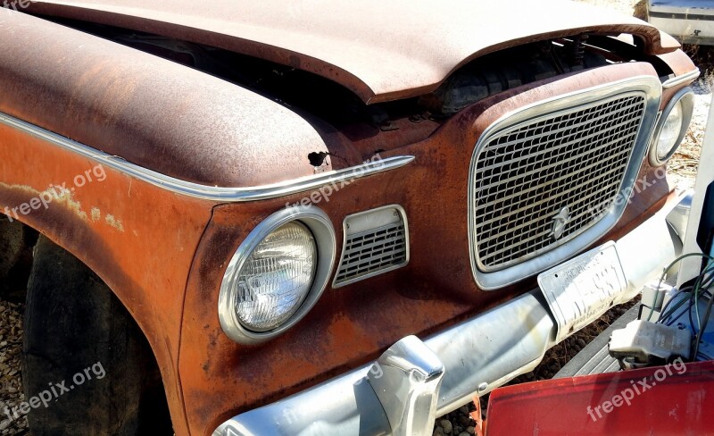 Antique Car Vehicle Automotive Junkyard