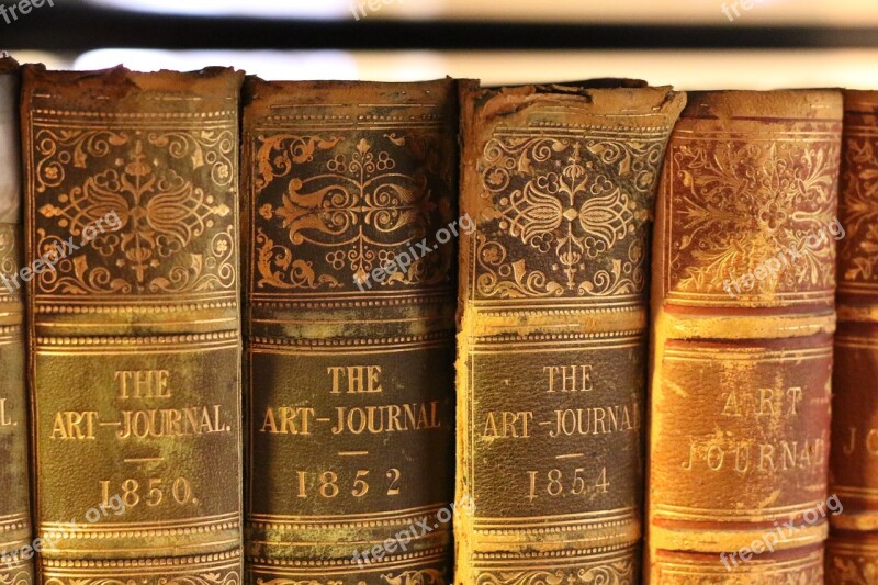 Books Old Books Art Books Antique Bookshelf