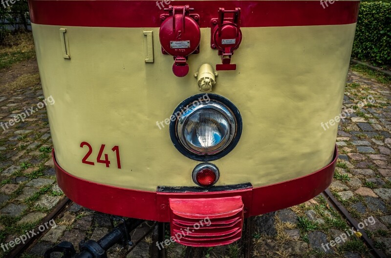 Tram Front View Lighting Spotlight Connections