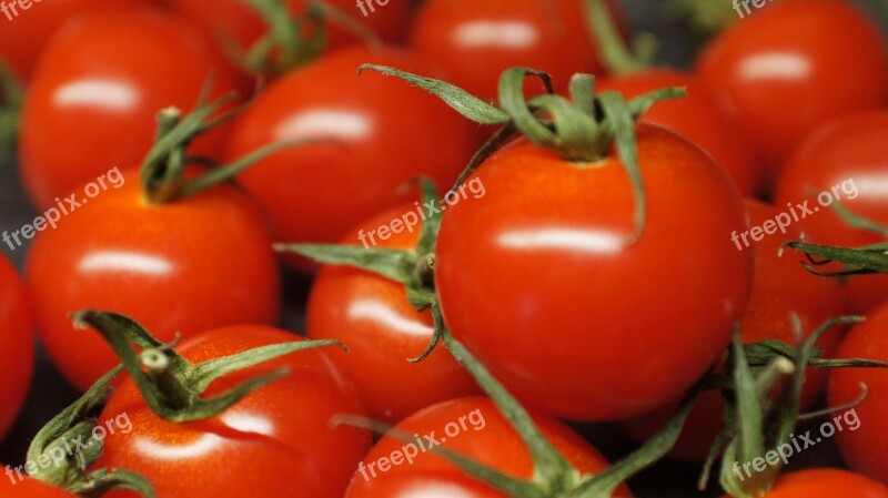 Tomatoes Vegetables Red Food Healthy