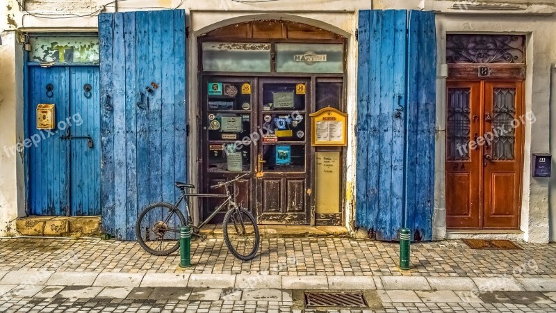 Street House Shop Entrance Door