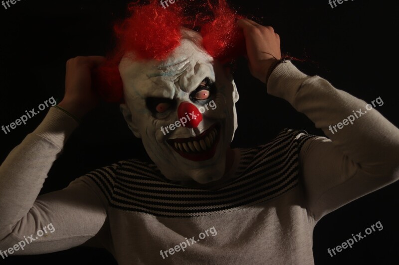 Clown Fond Noire Free Photos