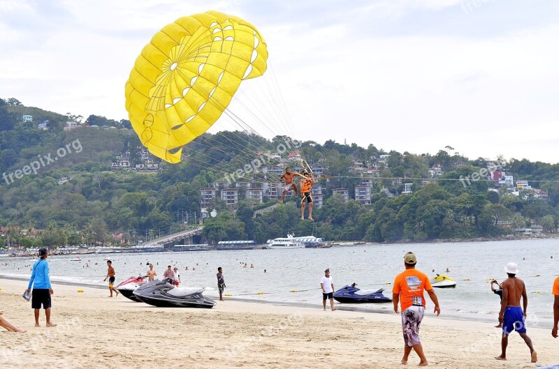 Phuket Thailand Parasail Water Sport