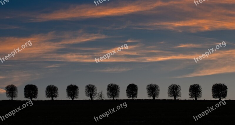 Sky Nature Sunset Landscape Clouds