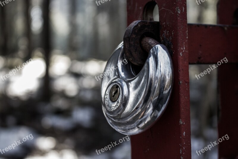 Closed Padlock Metal Free Photos