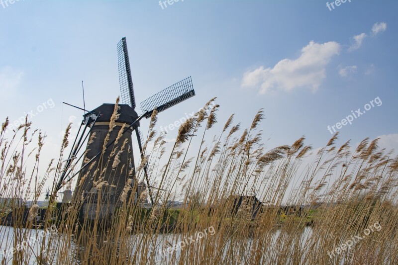 Holland Mill Windmill Travel Water