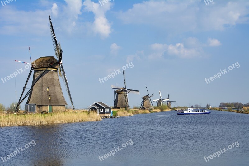 Holland Mill Windmill Travel Water