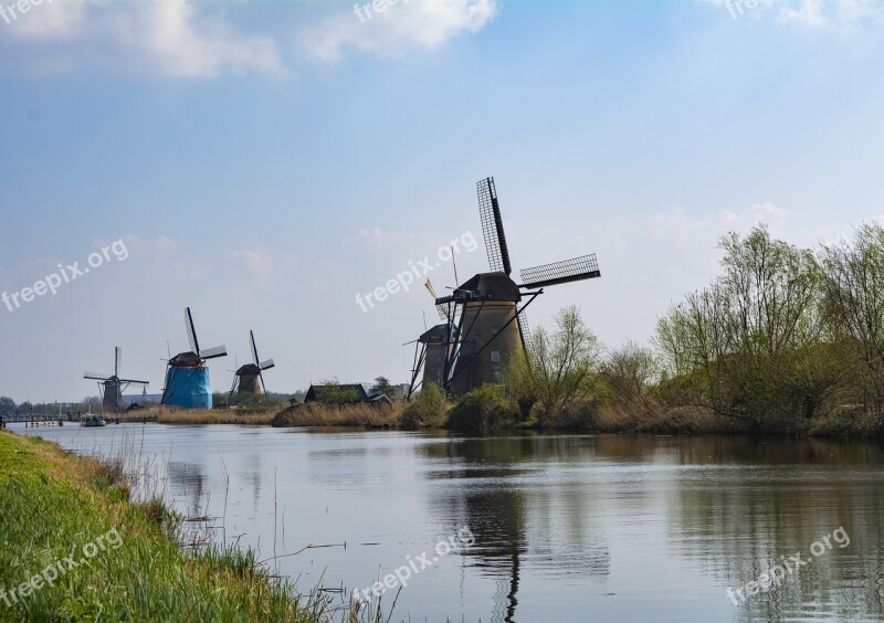 Holland Mill Windmill Travel Water