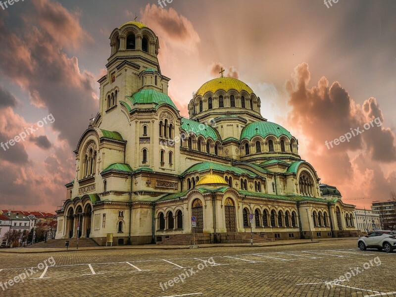 Sofia Bulgaria Architecture Cathedral Religion