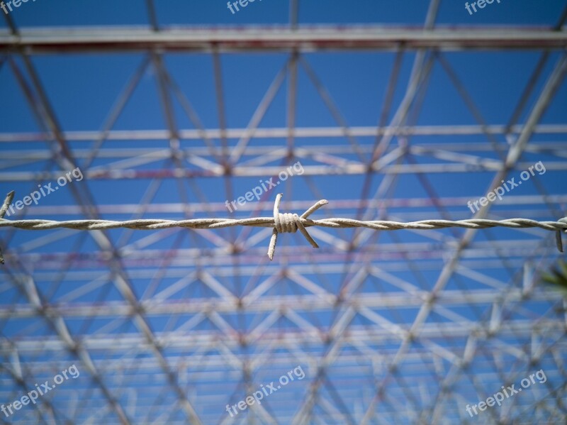 Barbed Wire Metal Daniel Prison Engel