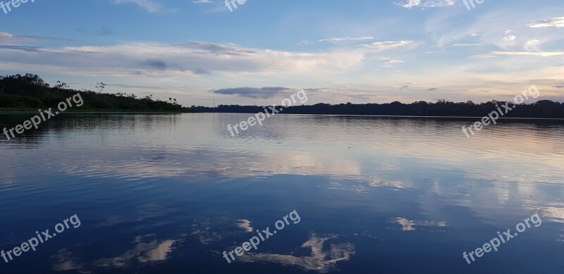 Laguna Limoncocha Ecuador Amazonia Landscape