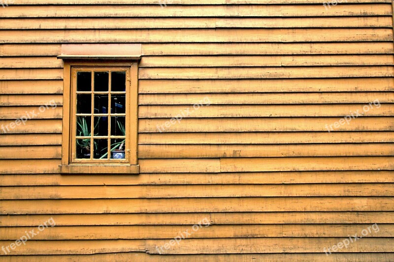 Window Wood Yellow Old Architecture